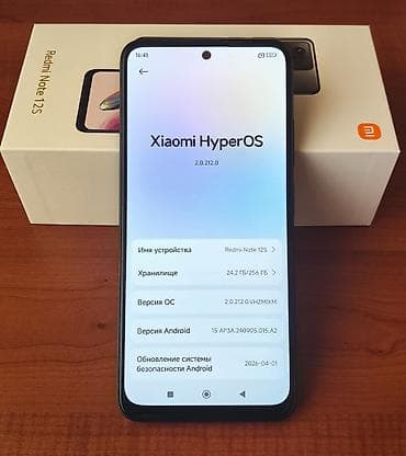 a6 ekran: Redmi Note 12S, 256 GB, rəng - Qara — 2
