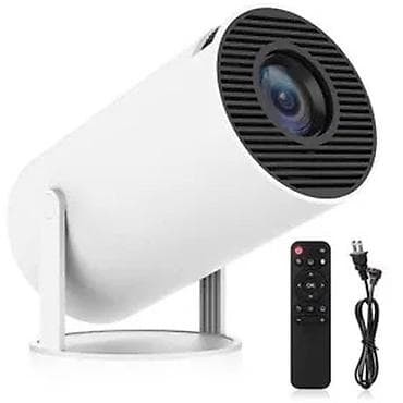 hd recorder: Mini proyektor, kompakt və müasir silindrik dizayna malikdir. Masa və — 1