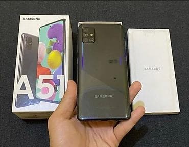 s21 samsung: Samsung Galaxy A51, 128 ГБ, цвет - Черный, Сенсорный, Отпечаток пальца, Две SIM карты — 3