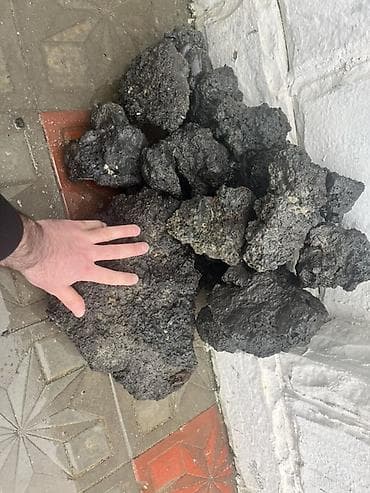 qara parca: Akvarum üçün tebi vulkanik daşlar akvarumda bioliji fitrasya yaradır — 3
