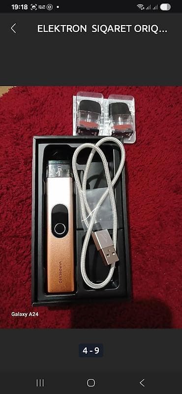 electron qəlyan: Vaporesso XROS 4 elektron siqaret cihazı - Brend/model: Vaporesso — 8