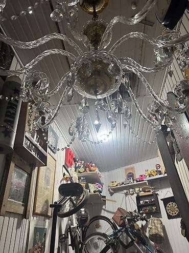 Освещение: Люстра, 10 и более ламп, Хрусталь — 3