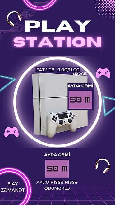 hard disk 2 tb: PlayStation 4 (FAT) – 1 TB yaddaş Xüsusiyyətlər: - 1 TB daxili yaddaş — 1