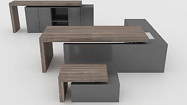 Məhsul: Müasir ofis resepsiyon/işçi masası dəsti Təsvir: - Minimalist