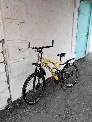 velo satisi: Velosiped – dağ/street tipli, sarı-qara rəngdə, uşaq/yeniyetmə — 2