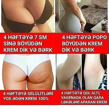 xonca desti: Məhsul: Bədən formalaşdırıcı kremlər toplusu - Sinə böyüdən krem — 1