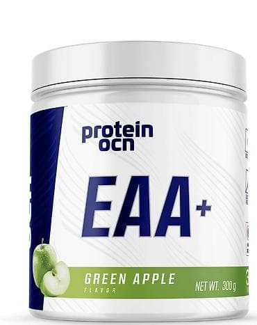 su altı: Məhsul: Protein OCN EAA+ tozu Lövhə: Yaşıl alma dadı Xalis çəki — 1