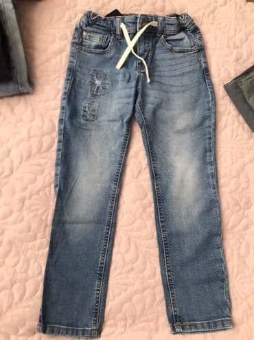 qara uşaq şalvarları: Cins şalvar, Oğlan üçün, 6 - 7 yaş, Benetton — 1