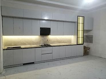 mətbəx: Sifarişlə mətbəx dəsti, Özü çəkən petlələr, Sadə laminat, Kredit yoxdur, Ünvandan götürmə, Pulsuz çatdırılma, Ödənişli çatdırılma — 2