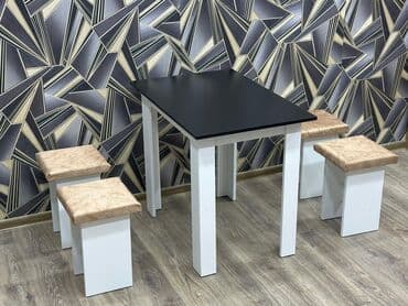 köhnə qədim gədim sovet davet stol stul mebel: Yeni, 4 stul — 2