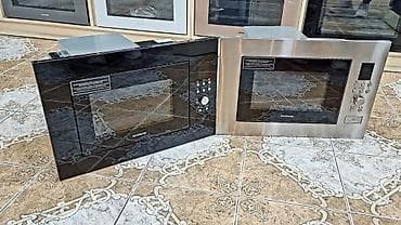Mikrodalğalı soba Silver, Quraşdırılan, Mikrodalğalar ilə, rəng - Boz, Yeni — 2