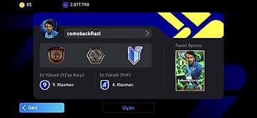 EFootball oyun hesabı – yüksək reytinqli ulduz kolleksiyası - Oyun — 8