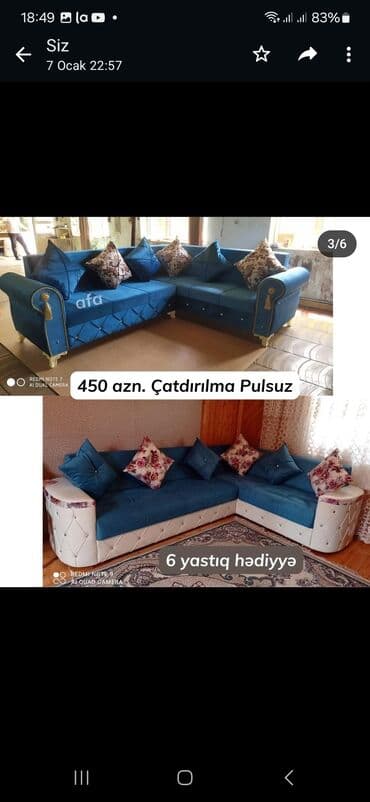 divan dəri: Divan, Parça, Bazasız, Açılmayan — 3