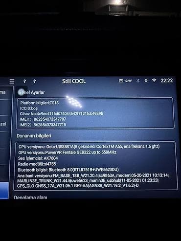 vayfay: Avtomobil üçün Android multimedya/başlıq (Still COOL UI) — 2
