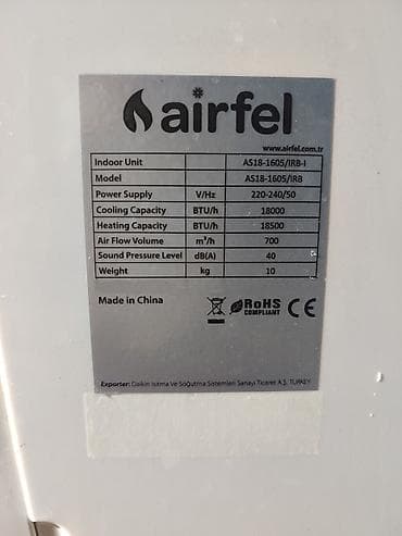 qaz pecleri: 60 Kvadrat 18000 BTU 410 Frion İşləkdir Şəkildə görüldüyü kimidir — 8
