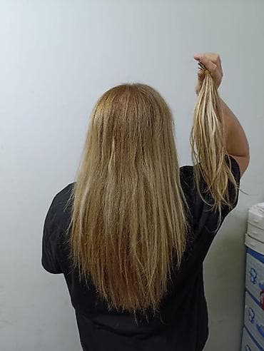 Endirim edildi❌ Sac 150 qram 100 azn Uzunlugu 45 sm 🏡Ehmedli 🚚 — 2