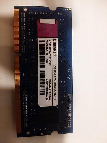 Kingston noutbuk operativ yaddaşı (SO-DIMM) - Tutum: 2 GB -