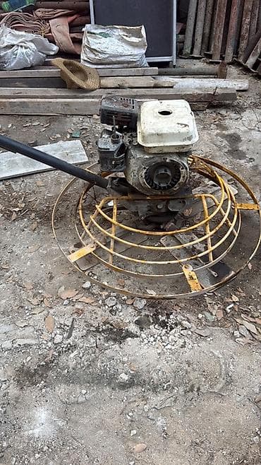 panel beton: Benzin mühərrikli beton səthi hamarlayıcı (helikopter tipli mala) - — 1