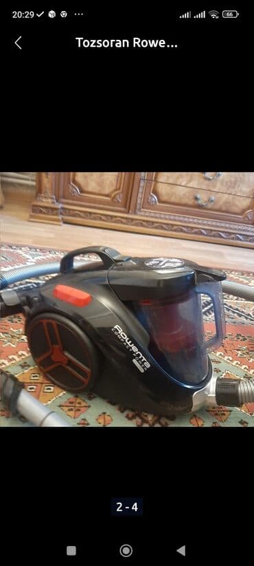 əl ventilyatoru: Tozsoran Rowenta, Quru təmizləmə — 1