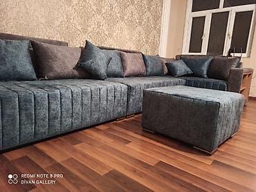 mebel fabriki: Künc divan, Qonaq otağı üçün, Parça, Bazasız, Açılmayan — 6