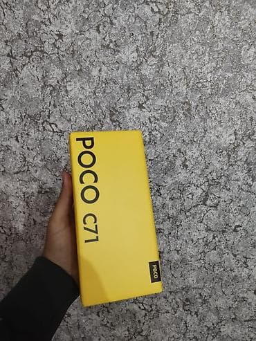 Poco C71, 64 GB, rəng - Mavi, Sensor, Barmaq izi, Face ID