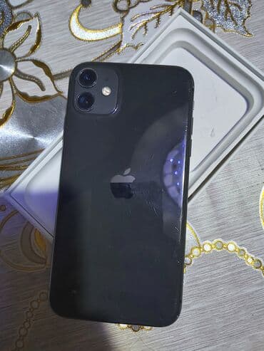 iphone 13 pro max dubai: IPhone 11, 128 GB, Qara, Simsiz şarj, Face ID — 2
