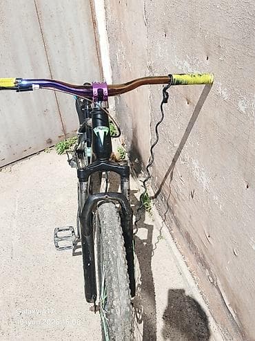 mini velosiped: TIME dağ velosipedi - Çərçivə: TIME alüminium hardtail, qara rəngli — 1