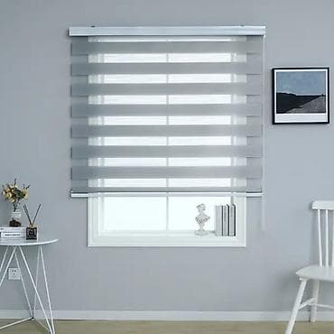 bertolesiya parca: Zebra jalüz pərdələr - İkili qatlı zebra sistemi: şəffaf və qapalı — 5