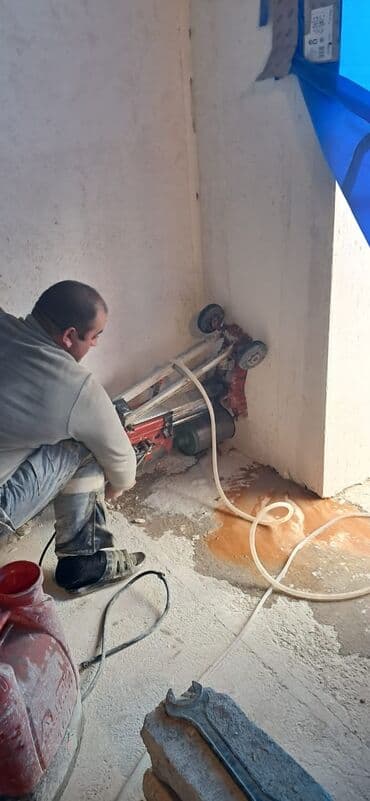 həyət qapsı: Karotla istənilən qalinliqda və ligerlərin qapi pencərə yerlərinin — 9