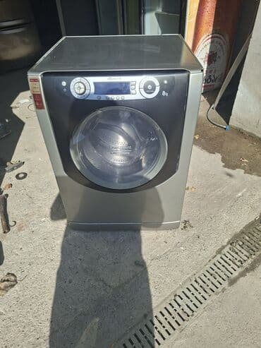 maşın soyducusu: Стиральная машина Hotpoint Ariston, 9 кг, Б/у, Автомат, Есть сушка, Платная доставка — 1