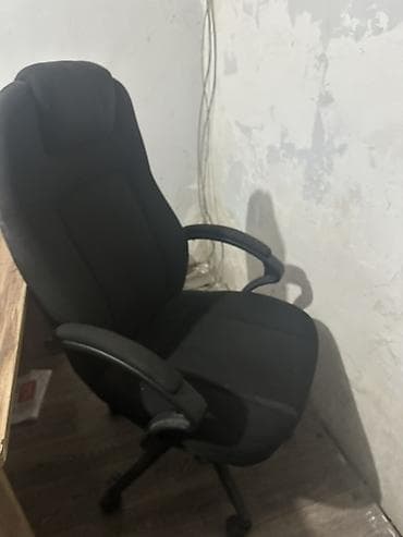 tek oturacaq: Ofis kreslosu – qara rəng - Ergonomik bel dayağı və inteqrə edilmiş — 2