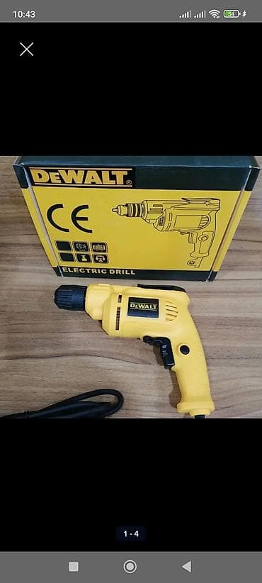 force acar desti: Məhsul: DeWALT elektrikli matkap Xüsusiyyətlər: - Güc: 550W - — 1