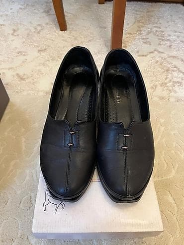 gön dəri: Qadın ayaqqabısı – klassik qara rəng Razmer 37 - Model: qapalı — 4