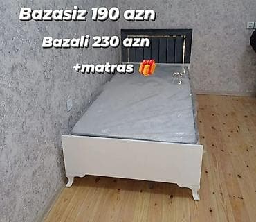 qatlanan carpayilar: Yeni, Təknəfərlik çarpayı, Bazalı, Matras ilə, Siyirməsiz, Azərbaycan — 6