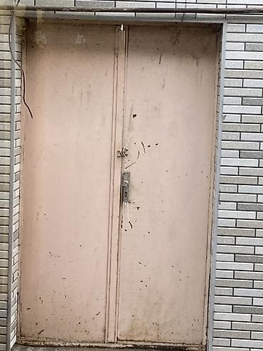 Metal giriş qapısı – ikitaylı - Material: qalın metal/ polad