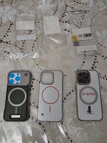 ipad air 6: İPhone 16 pro üçün kabrolar. 3-ü 1 qiymətə. Təzədir — 1