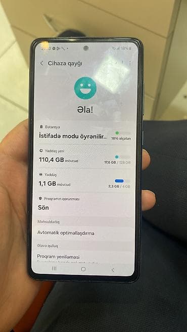 Elektronika: Redmi Note 11, 128 GB, rəng - Mavi, Barmaq izi — 4