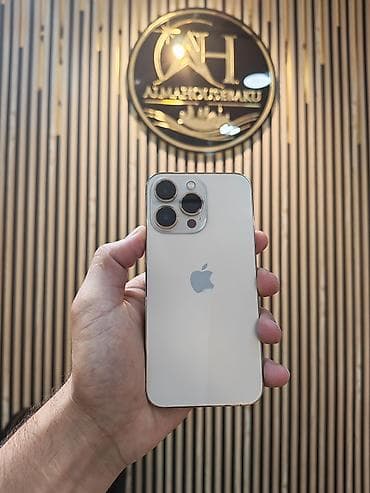 IPhone 13 Pro, 128 GB, Qızılı, Zəmanət, Simsiz şarj, Face ID