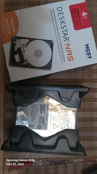 Жёсткие диски (HDD): Внутренний Жёсткий диск (HDD) Hitachi, 4 ТБ, 7200 RPM, 3.5" — 2
