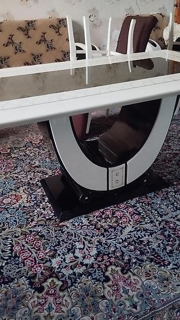 mebel turkiye: Qonaq masası, İşlənmiş, Açılmayan, Mərmər, Dördbucaq masa — 2