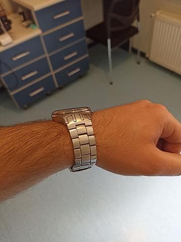 swatch azerbaijan: İşlənmiş, Qol saatı, Swatch, rəng - Boz — 5