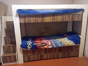 intex matras: Oğlan və qız üçün, İşlənmiş, Çarpayı, Matras ilə, Siyirməli, MDF — 2