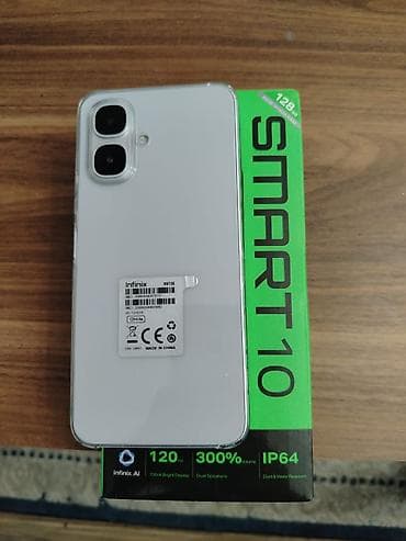 telefun: Infinix 128 GB, rəng - Ağ — 1