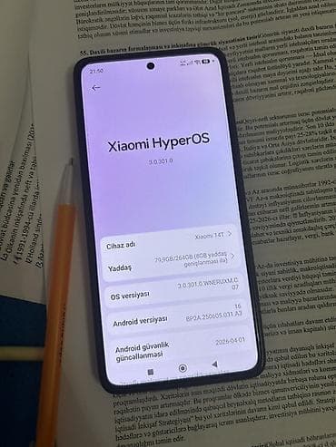xiaomi 17 pro max satışı: Xiaomi 14T, 256 GB, rəng - Qara, 
 Sensor, Barmaq izi, İki sim kartlı — 3