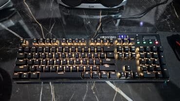 Masaüstü kompüterlər və iş stansiyaları: Hawksbill Scorpion V1 Mexaniki klavyatura. Metal korpus (çəkisi — 5