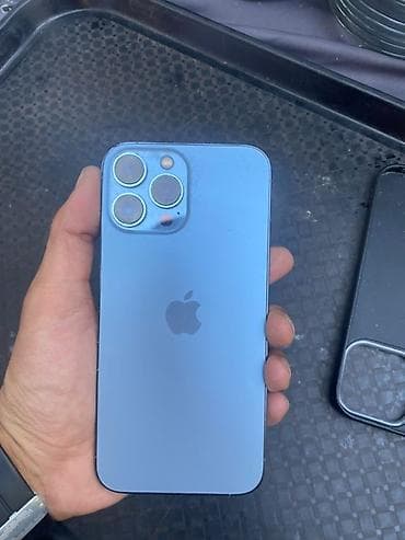 cin iphone: IPhone 13 Pro Max, 128 GB, Mavi, Face ID — 5