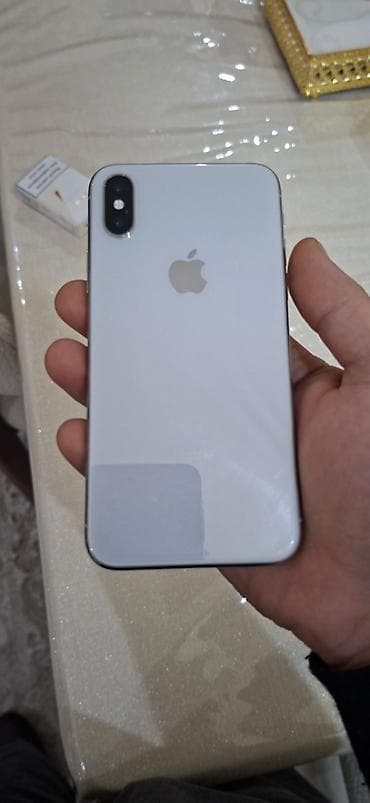 x printer: IPhone X, 256 GB, White Titanium, Face ID — 1