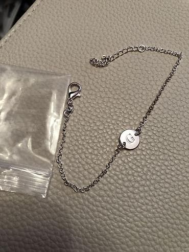 Другое: G hərfli zərif gümüş 925 - Ölçü: tənzimlənən uzatma zənciri sayəsində — 1