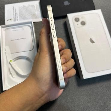 airpods orginal: IPhone 13, 128 GB, Ağ, Face ID — 4