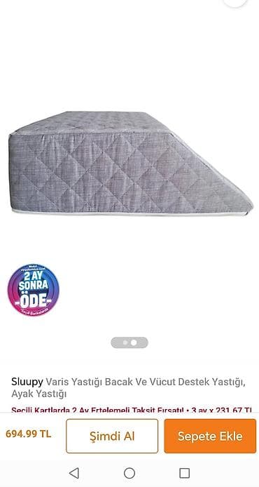 Yuxu üçün Yeni Ortopedik Süngər Yastıq, Ünvandan götürmə, Pulsuz çatdırılma, Ödənişli çatdırılma